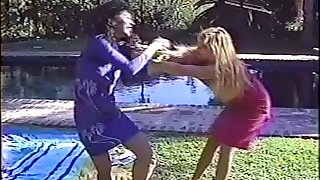 Hot feminine vs male mixed sex fight with scissors, facesits, pussy eating, blowjobs, fucking, botheration shagging